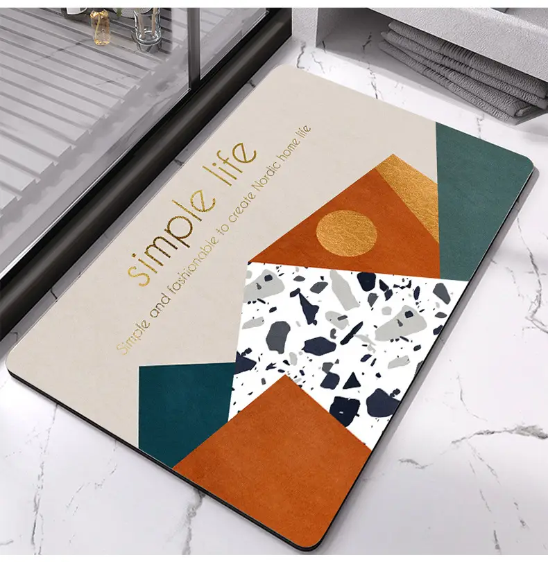 Diatom Floor Mat Non-Slip Bathroom Use — feature 23