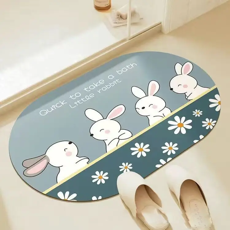 Diatom Floor Mat Non-Slip Bathroom Use - Image 11