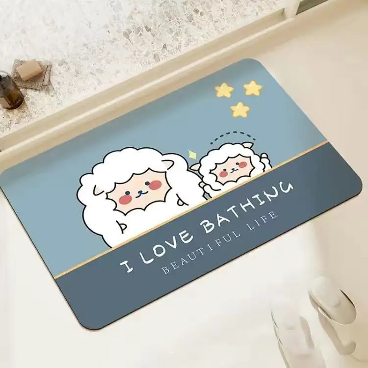 Diatom Floor Mat Non-Slip Bathroom Use - Image 12