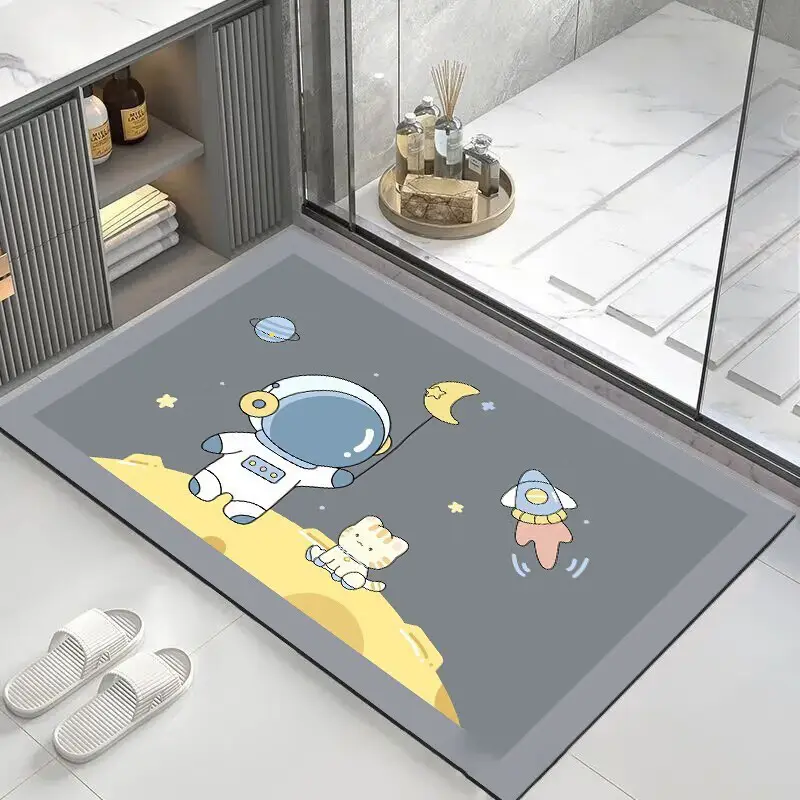 Diatom Floor Mat Non-Slip Bathroom Use - Image 16