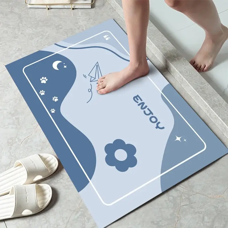 Diatom Floor Mat Non-Slip Bathroom Use - Image 17