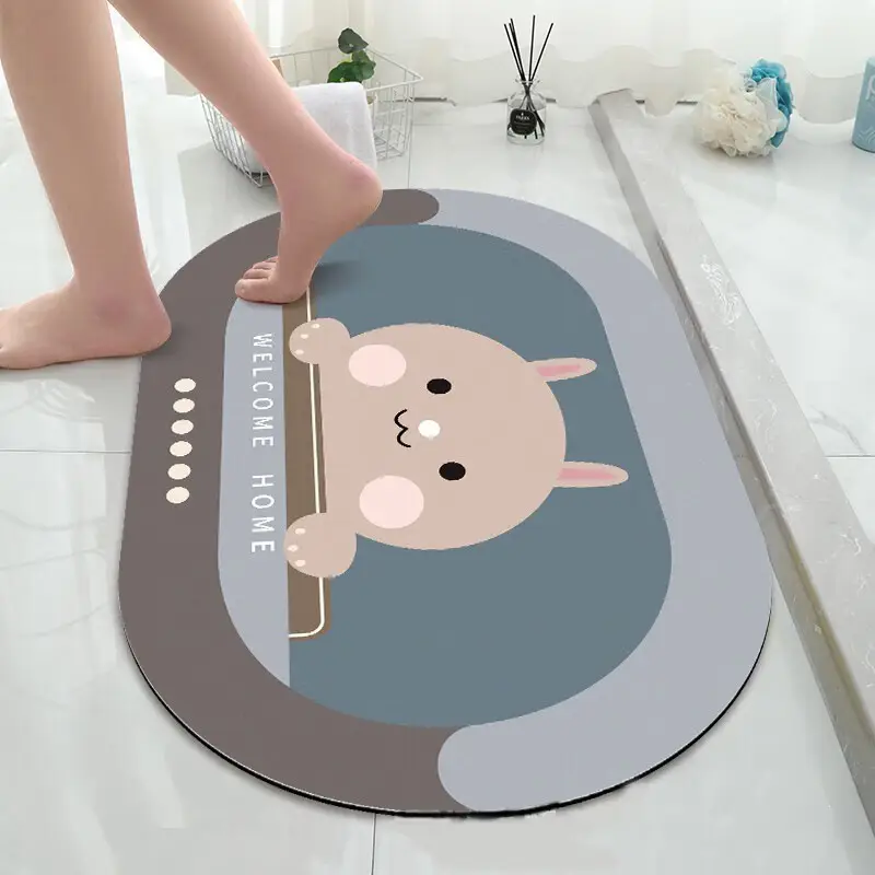 Diatom Floor Mat Non-Slip Bathroom Use - Image 5