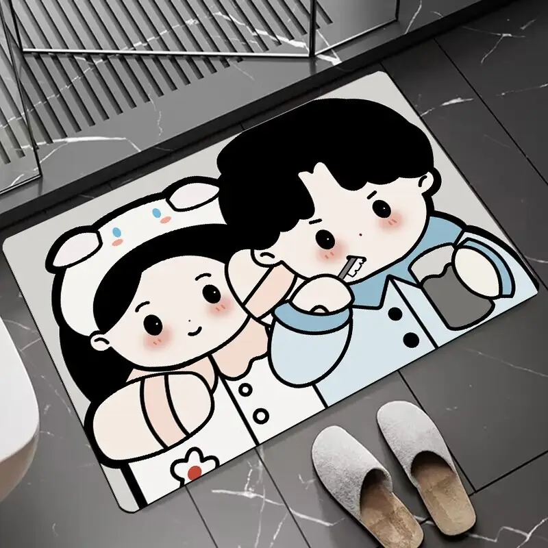 Diatom Floor Mat Non-Slip Bathroom Use - Image 8