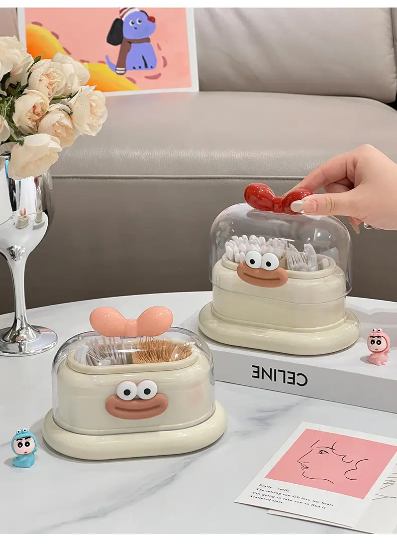 Cute Toothpick Storage Box for Living Room & Dining Table — feature 7