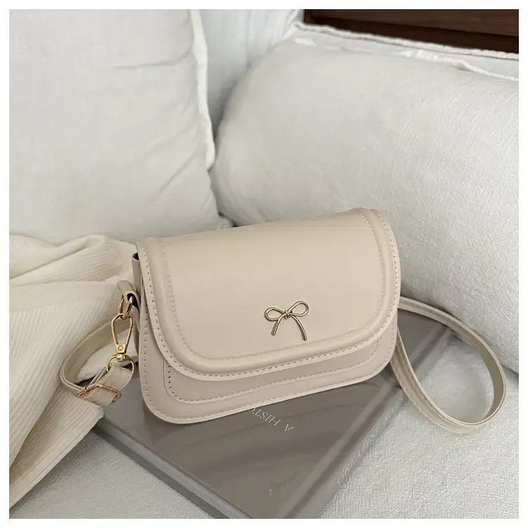 Korean Bow Shoulder Bag Brown 2025 — feature 7
