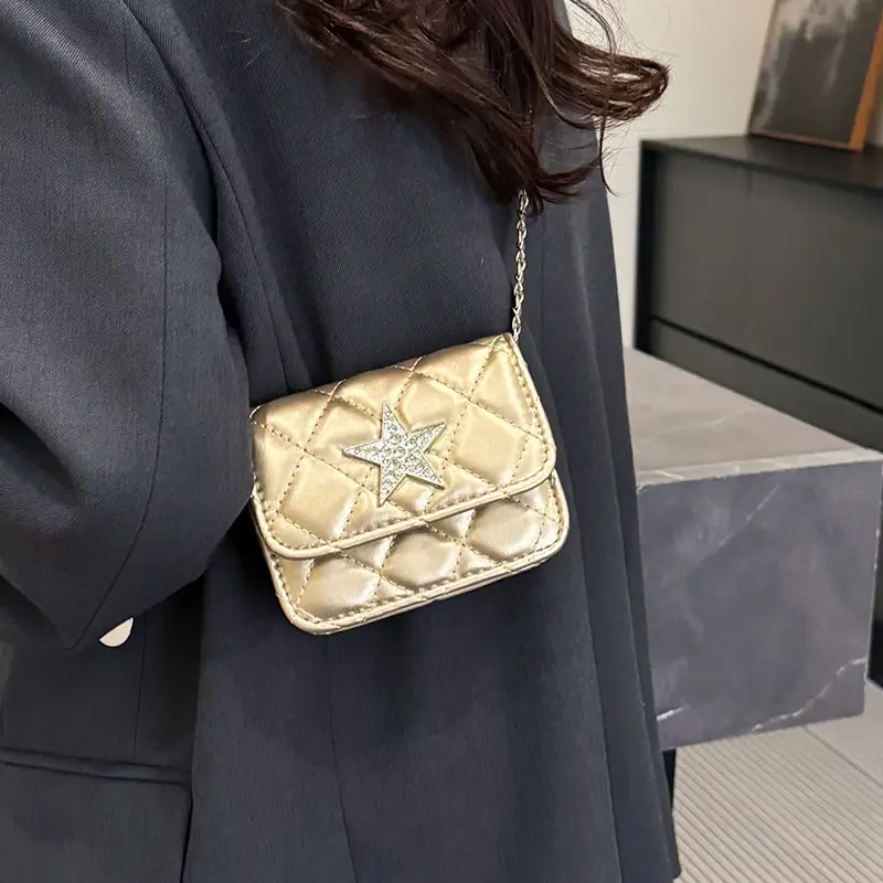 Silver Star Crossbody Bag for Women