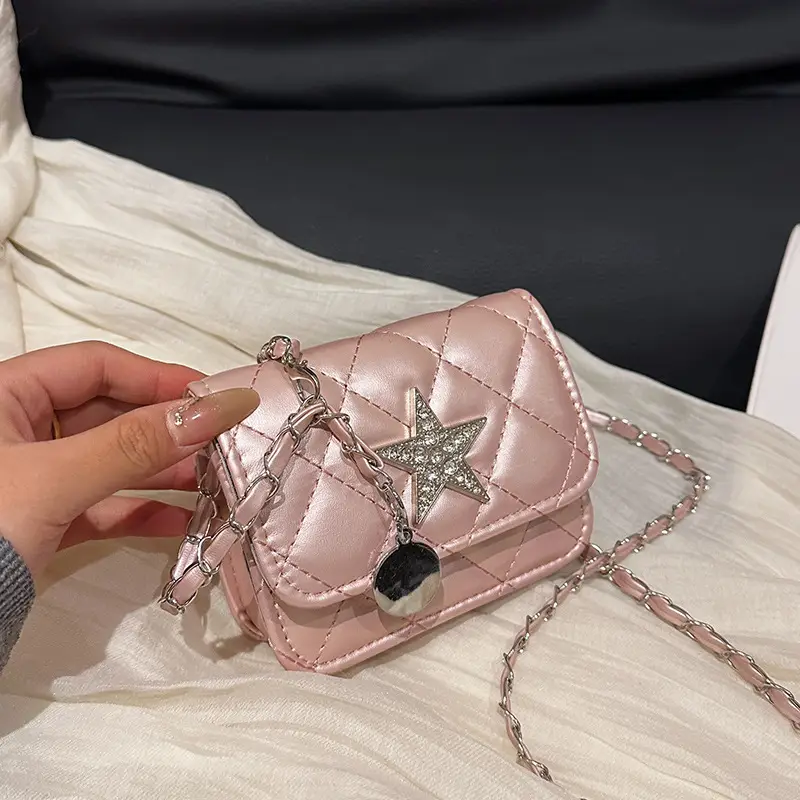 Silver Star Crossbody Bag for Women