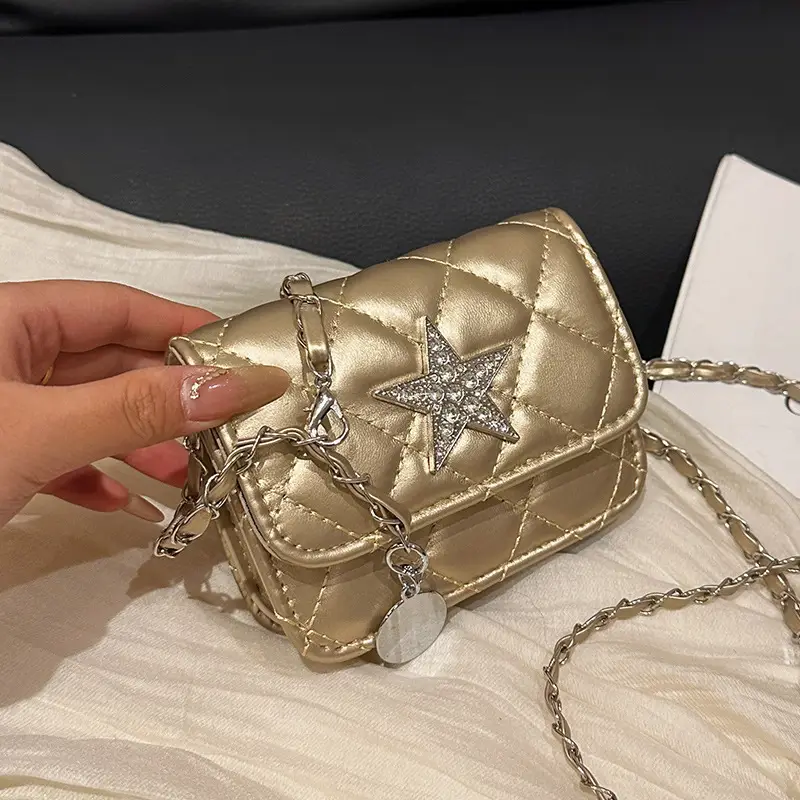 Silver Star Crossbody Bag for Women