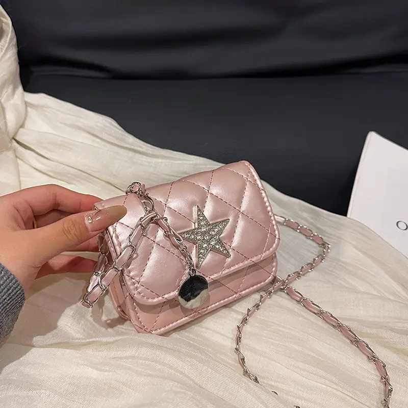 Silver Star Crossbody Bag for Women