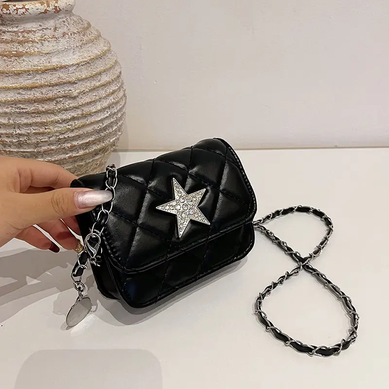 Silver Star Crossbody Bag for Women