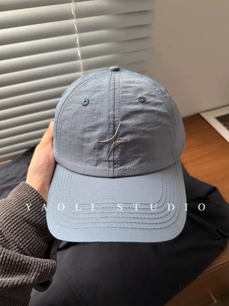 Korean Style Embroidered Baseball Cap for Women 2026