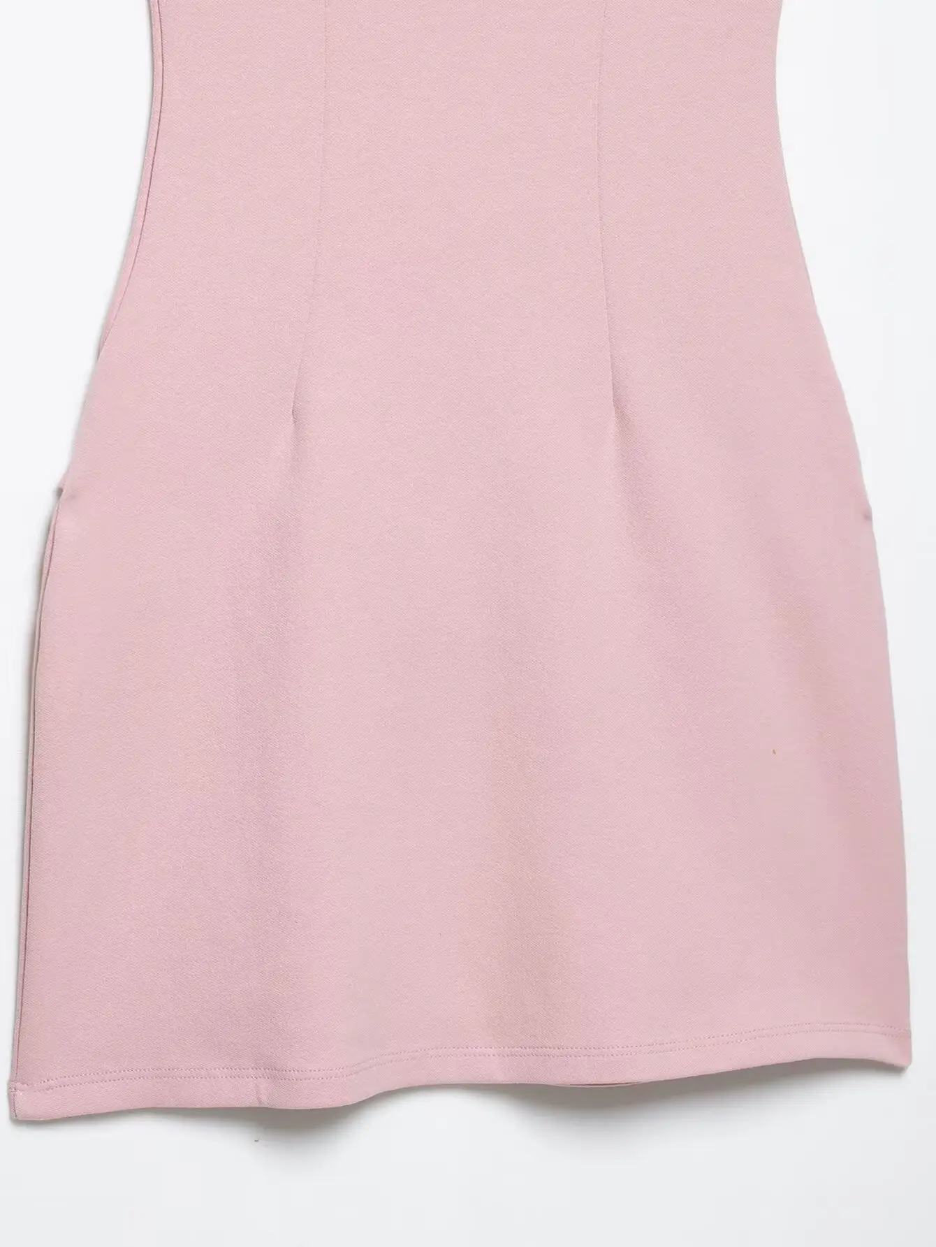 Women Sleeveless Belted Summer Tops Black Pink — feature 17