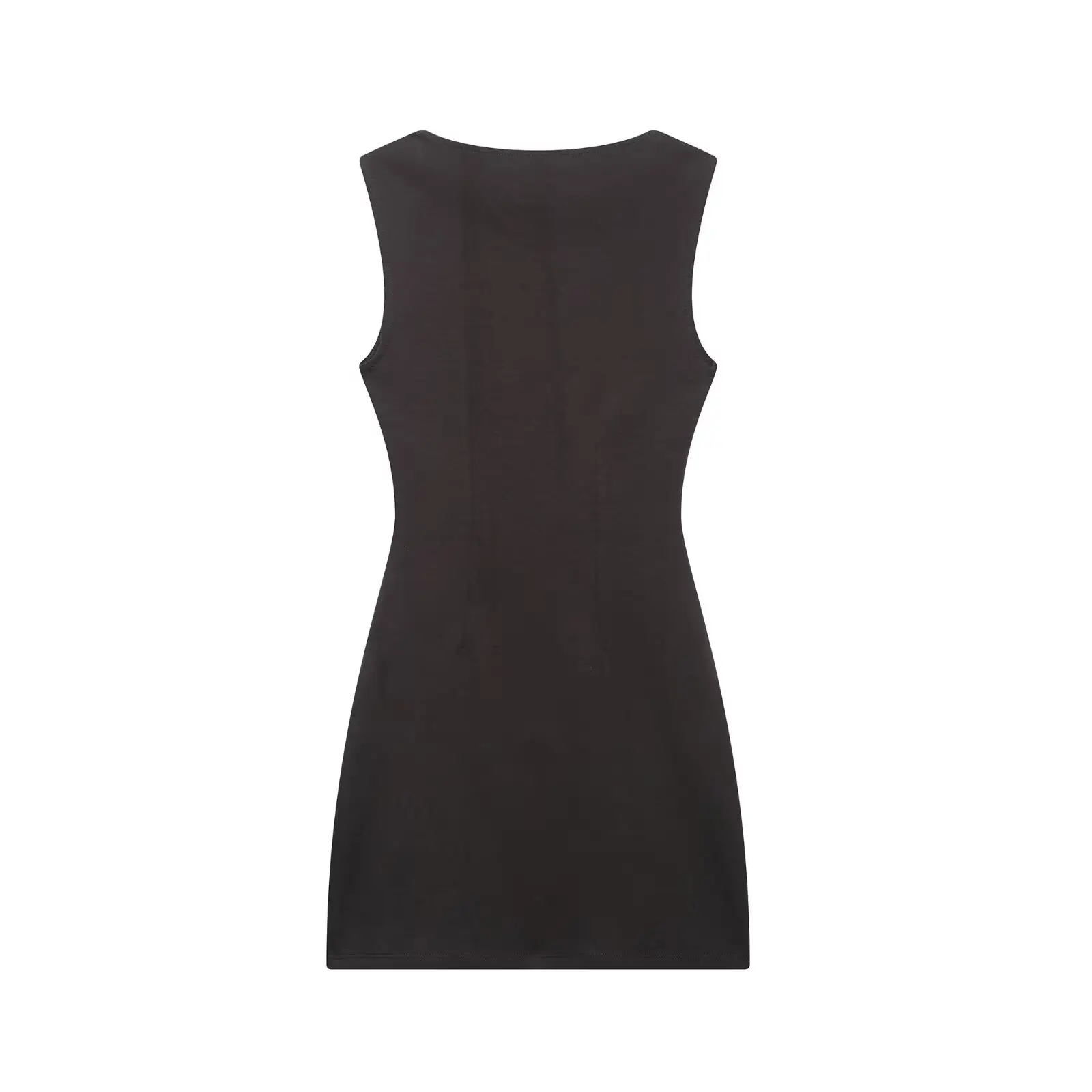 Women Sleeveless Belted Summer Tops Black Pink — feature 5