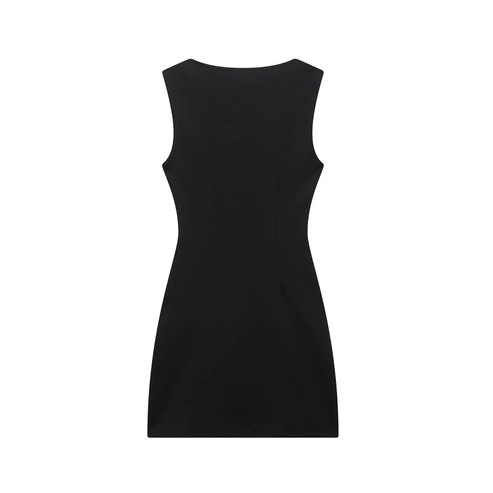 Women Sleeveless Belted Summer Tops Black Pink — feature 7