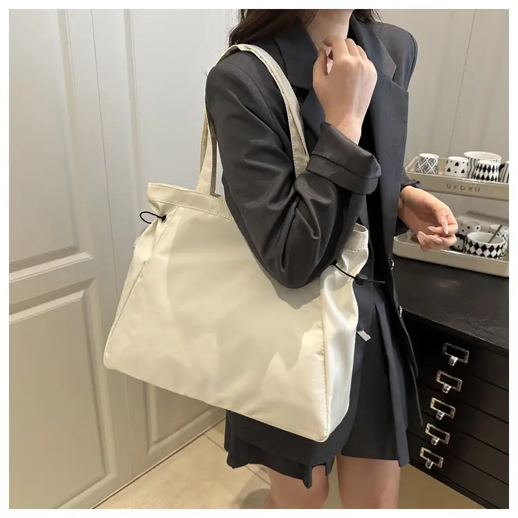Black College Student Tote Bag Large Capacity Women — feature 10