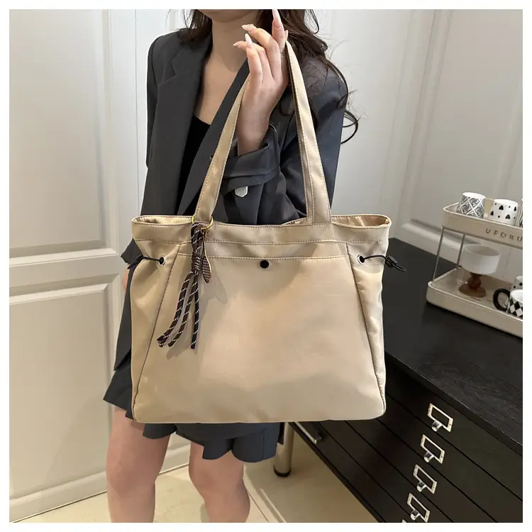 Black College Student Tote Bag Large Capacity Women — feature 11