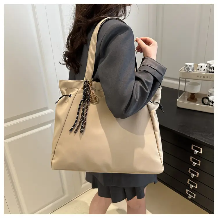 Black College Student Tote Bag Large Capacity Women — feature 12