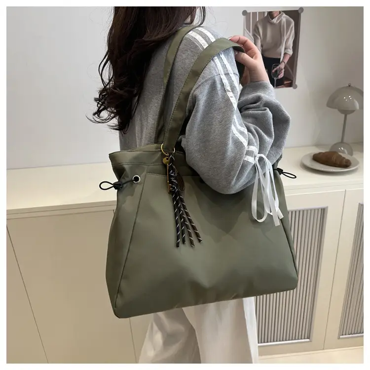Black College Student Tote Bag Large Capacity Women — feature 17