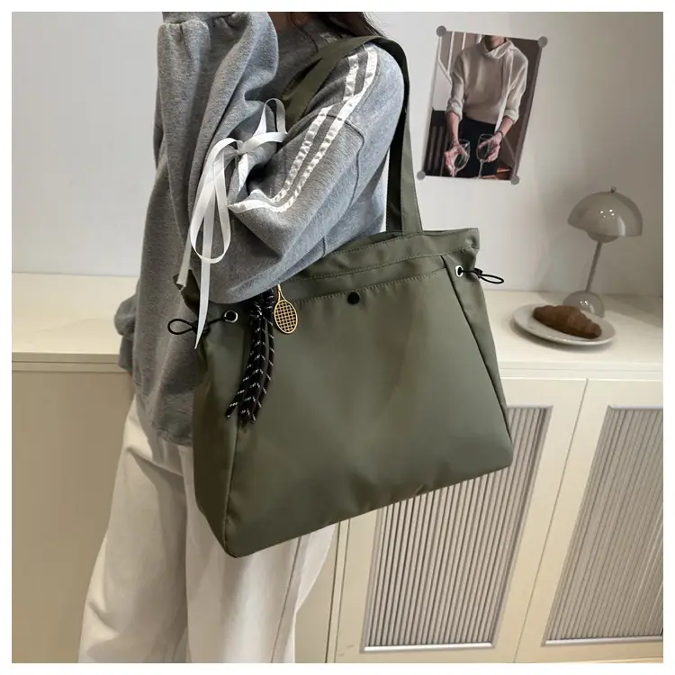 Black College Student Tote Bag Large Capacity Women — feature 18
