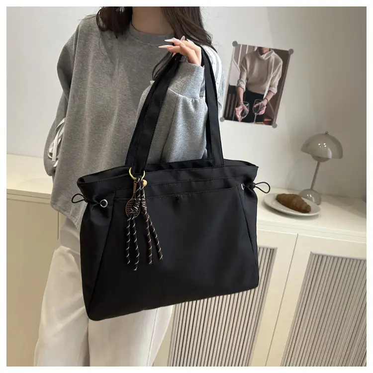 Black College Student Tote Bag Large Capacity Women — feature 20
