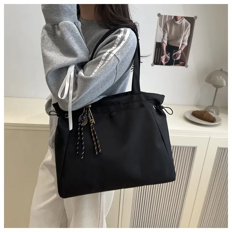 Black College Student Tote Bag Large Capacity Women — feature 21
