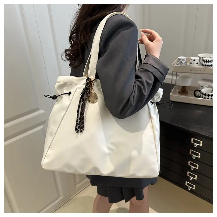 Black College Student Tote Bag Large Capacity Women — feature 9