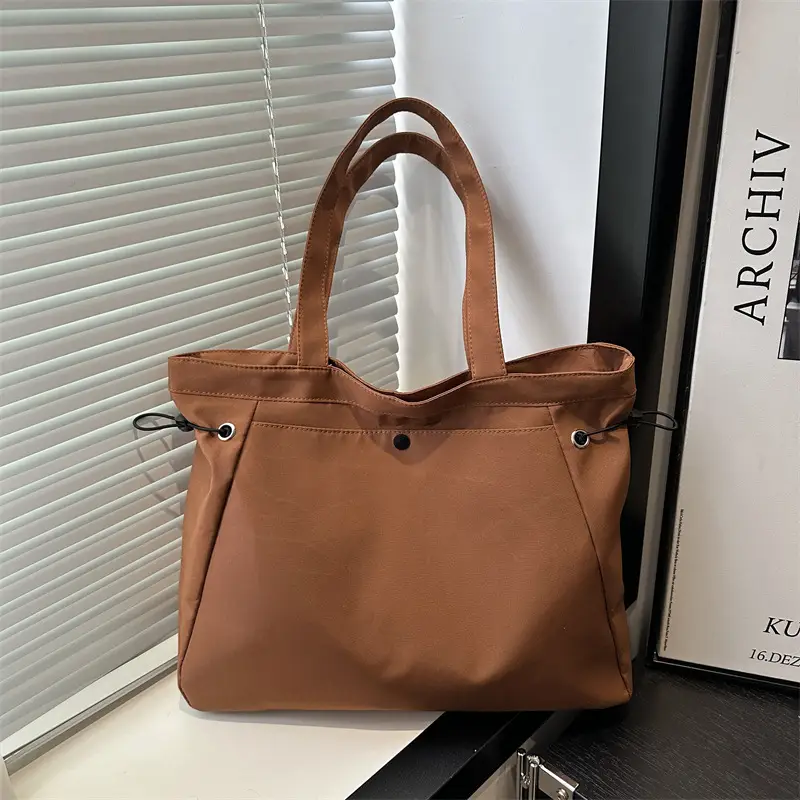 Black College Student Tote Bag Large Capacity Women - Image 8
