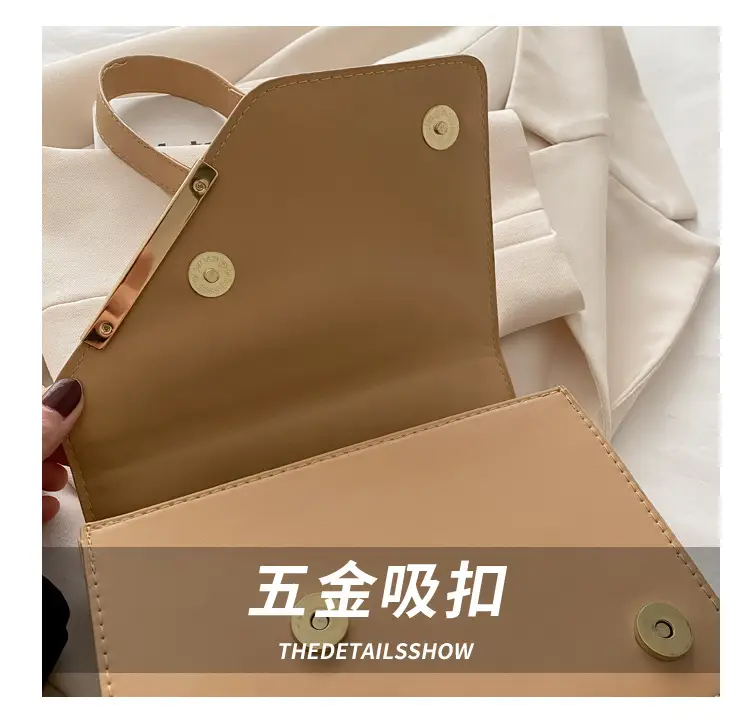 Small Floral Crossbody Bag with Gold Chain — feature 4