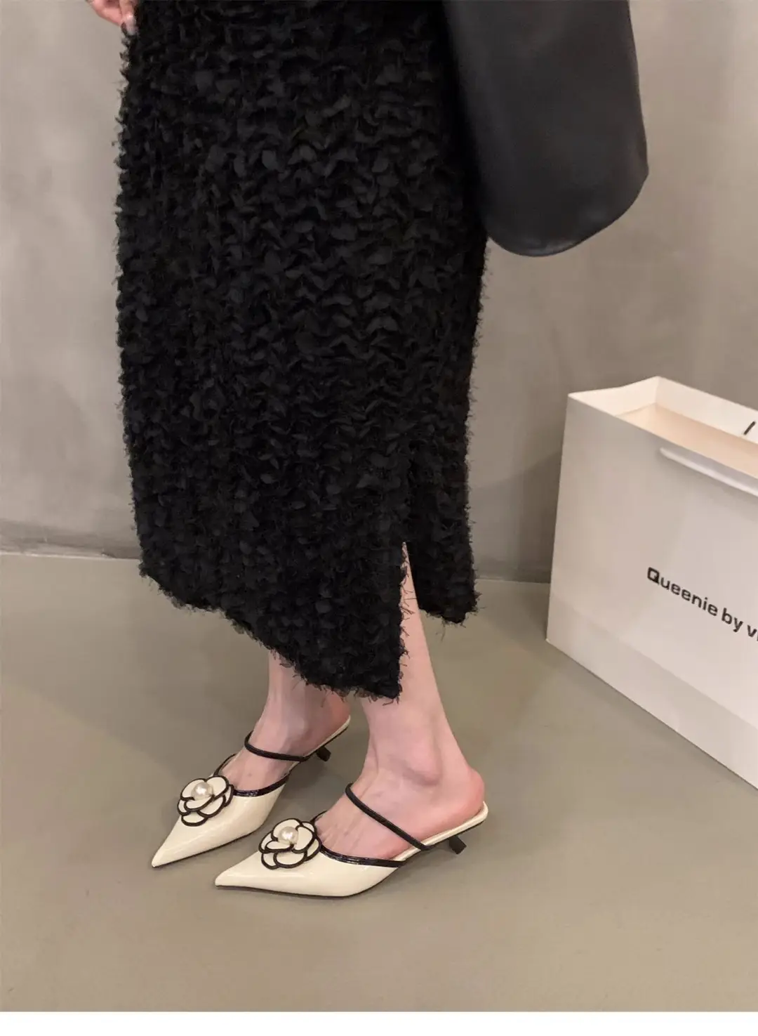 2026 New Summer Style Chanel-Inspired Half-Slipper Shoes, French-Style Retro Closed-Toe Half-Mules for Women — feature 10