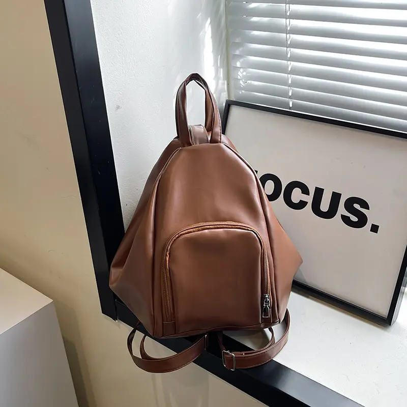 Silver College Student Shoulder Crossbody Backpack 2025 - Image 7