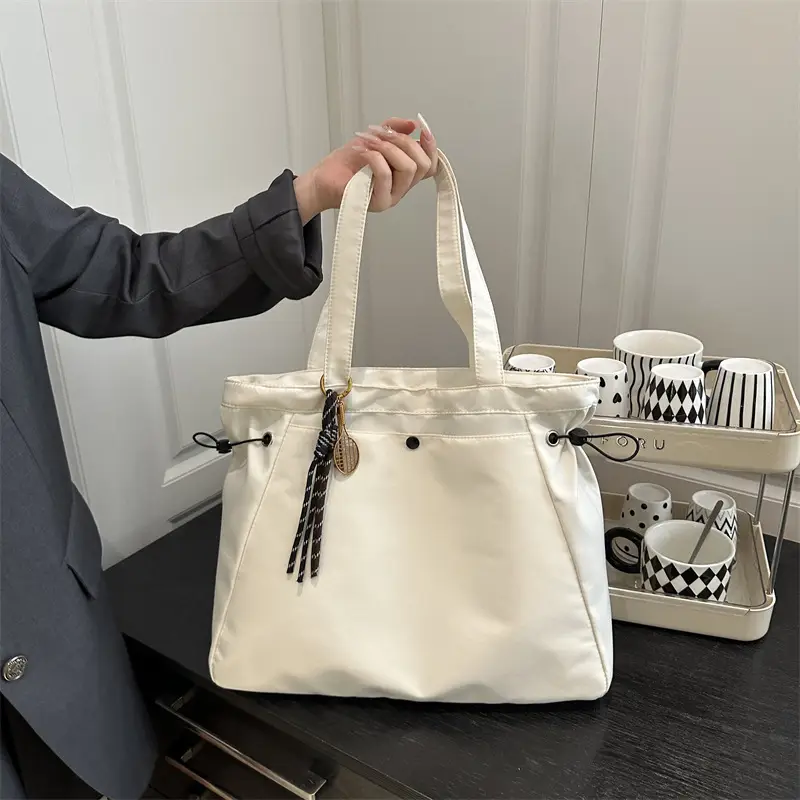 Women's Large Capacity Crossbody Bag Cream 2025
