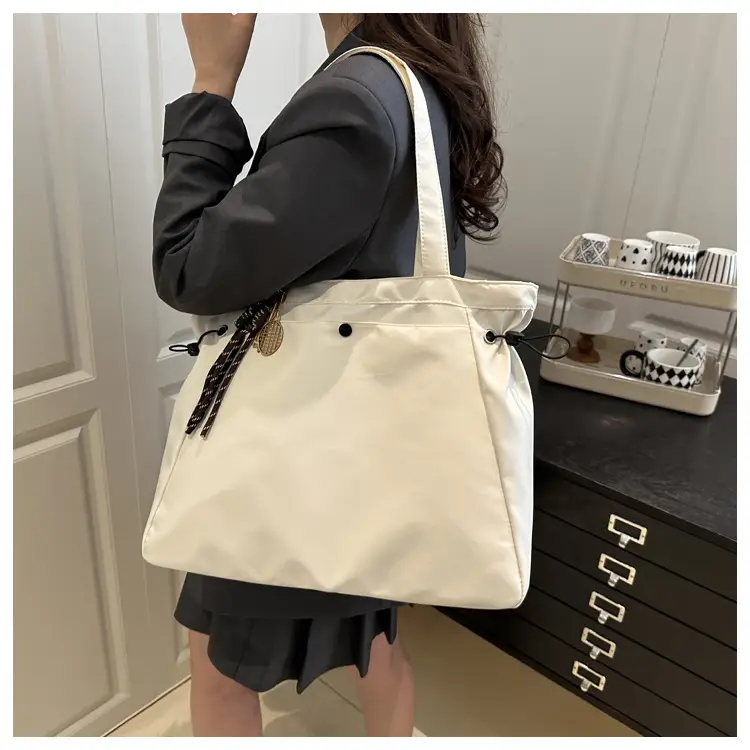 Women's Large Capacity Crossbody Bag Cream 2025 — feature 19