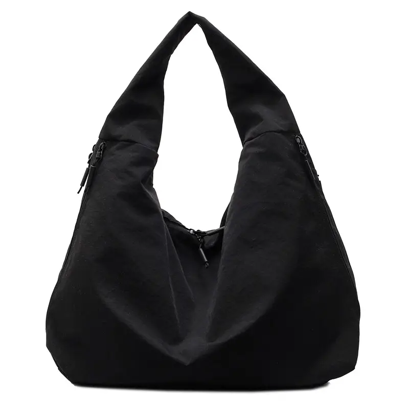 Women's Cream Canvas Shoulder Bag Large Capacity Campus Style - Image 10