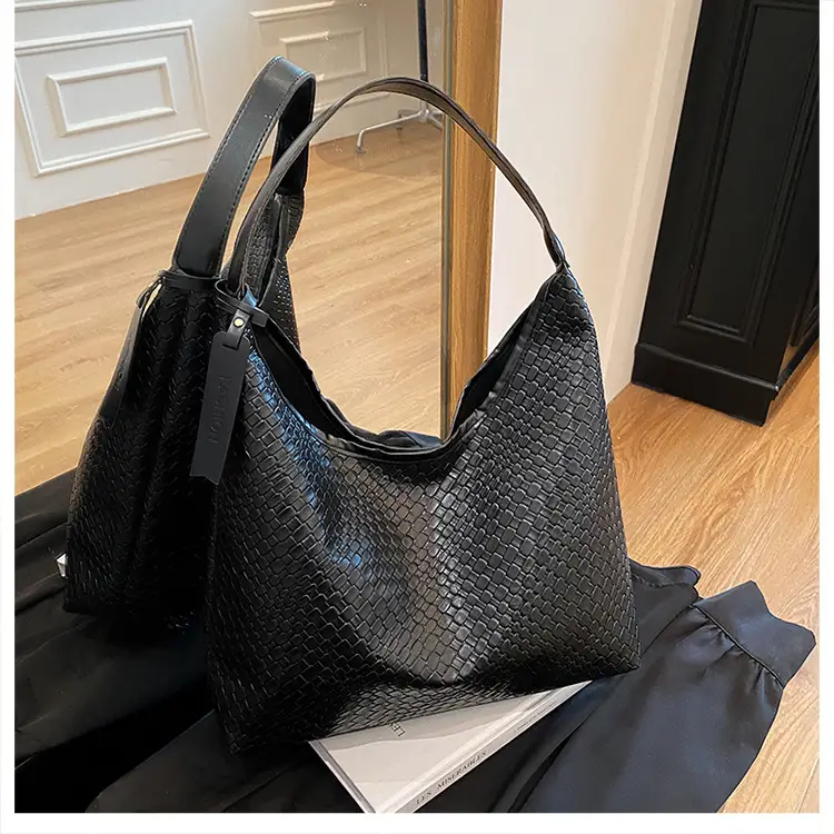 2025 Spring Woven Shoulder Bags Large Capacity Commuter Tote — feature 34