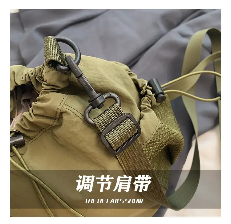 Black Nylon Crossbody Bag for Women Large Capacity — feature 5