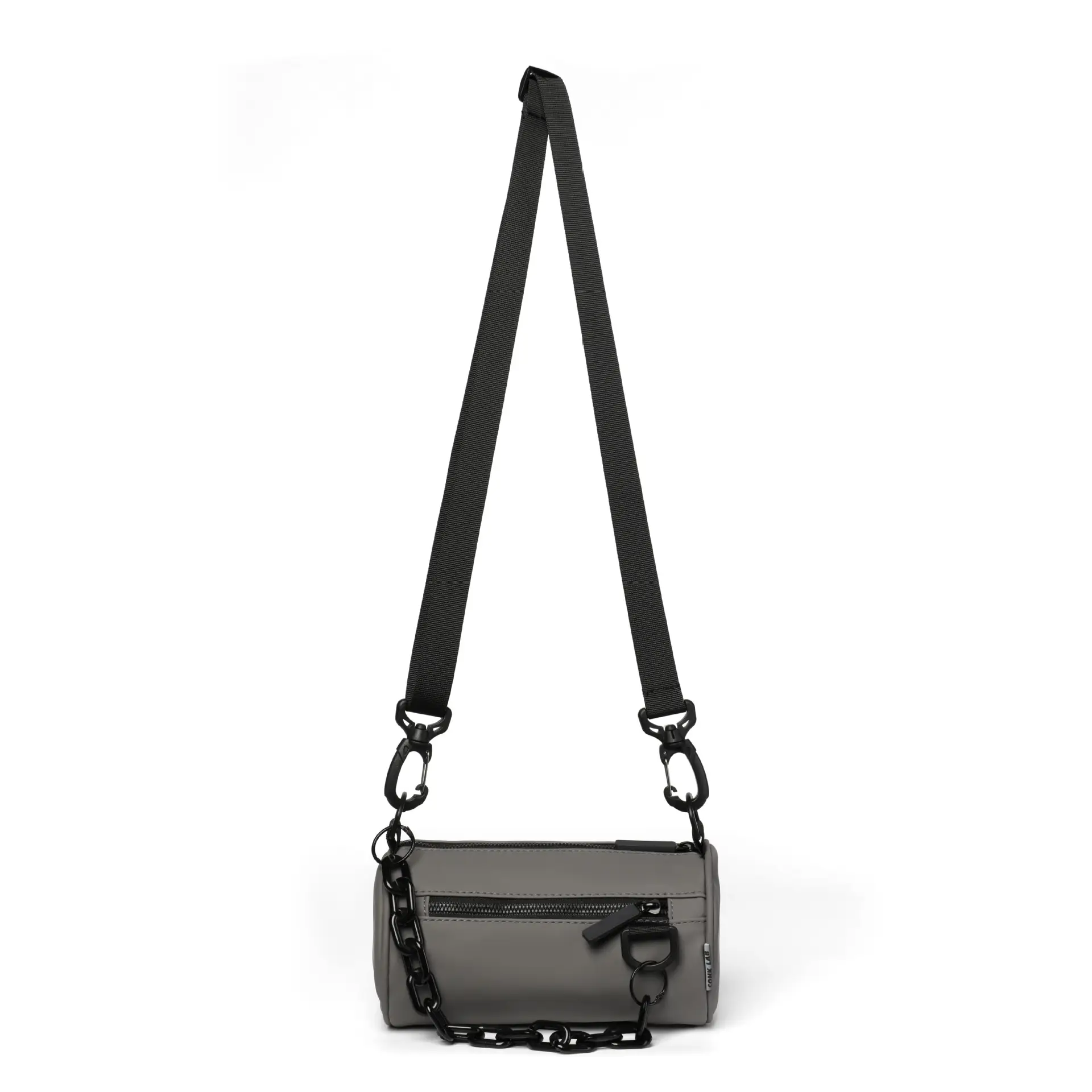 2025 Men Black Satchel Messenger Bag with Chain Strap - Image 3
