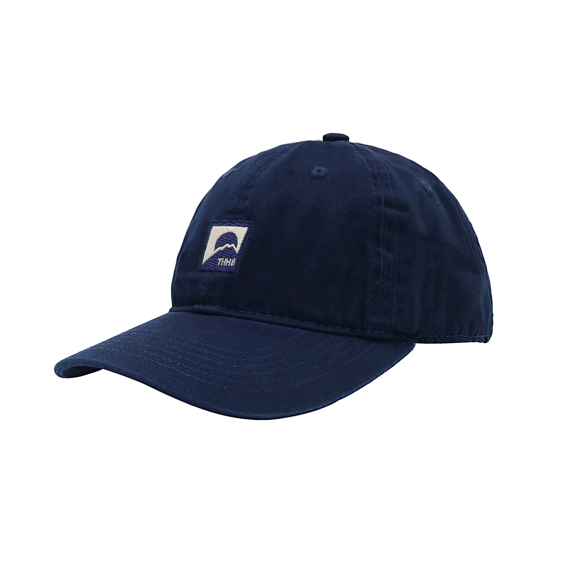 Washed Red Peaked Cap with Brand Logo - Image 5