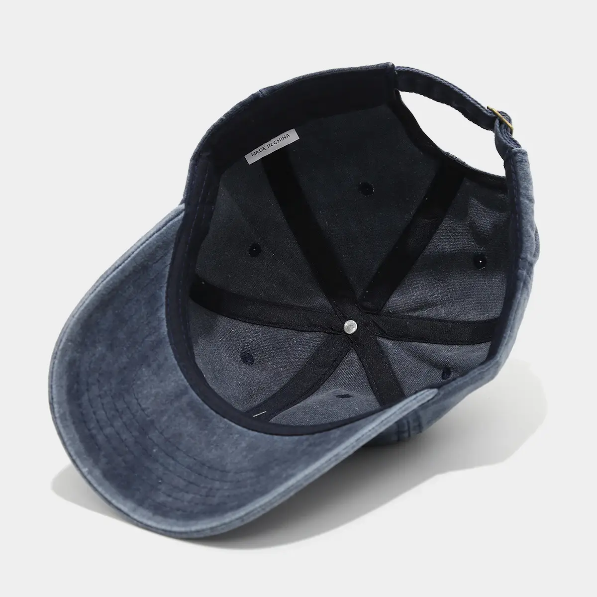 Women Washed Casual Sun Hat with Cia Letter Embroidery — feature 12