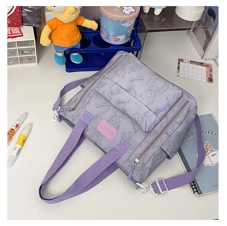 2024 New Vintage Bear Tote Bag with Long Strap