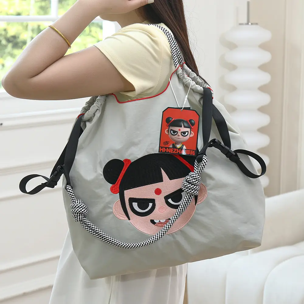Hinezhna Cartoon Embroidered Nylon Shopping Bag Set — feature 31