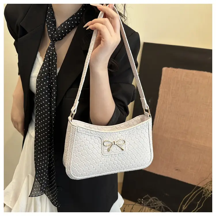 Women's Brown Bowknot Single Shoulder Bag 2025 — feature 13