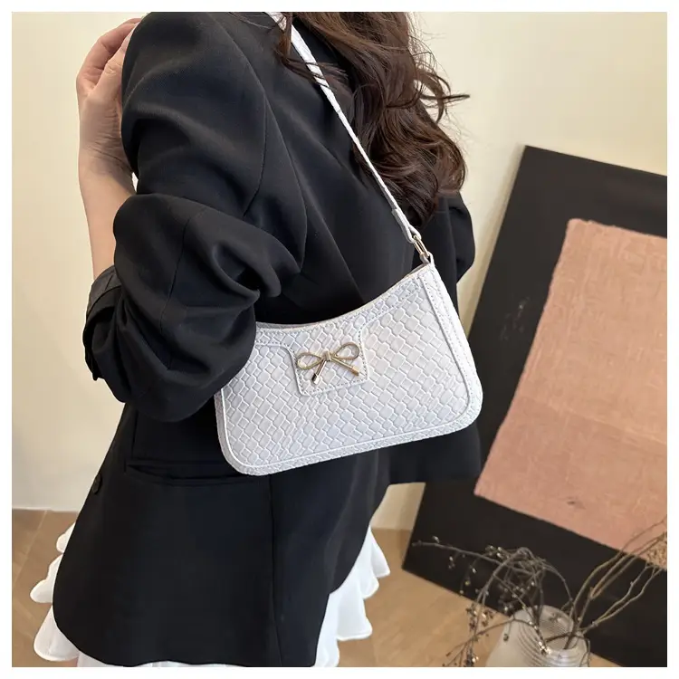 Women's Brown Bowknot Single Shoulder Bag 2025 — feature 14