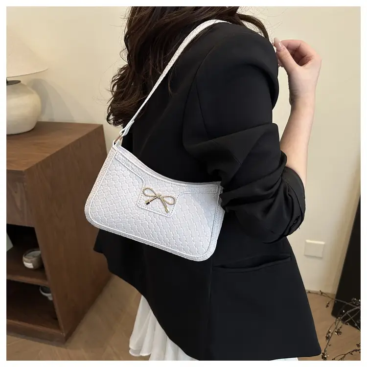 Women's Brown Bowknot Single Shoulder Bag 2025 — feature 15