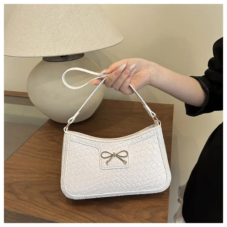 Women's Brown Bowknot Single Shoulder Bag 2025 — feature 2