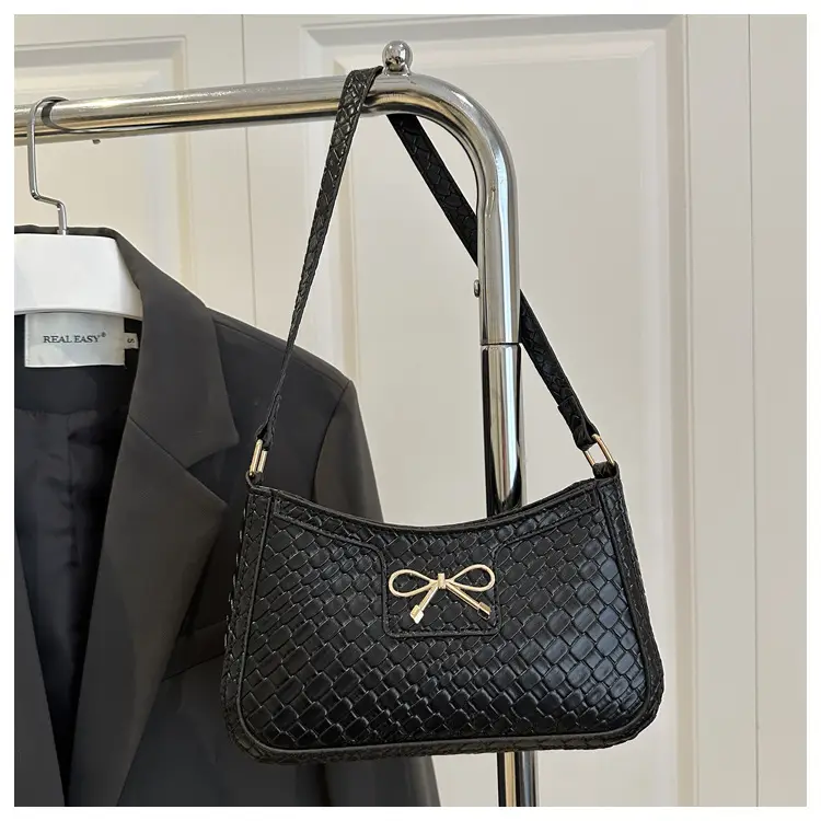 Women's Brown Bowknot Single Shoulder Bag 2025 — feature 23