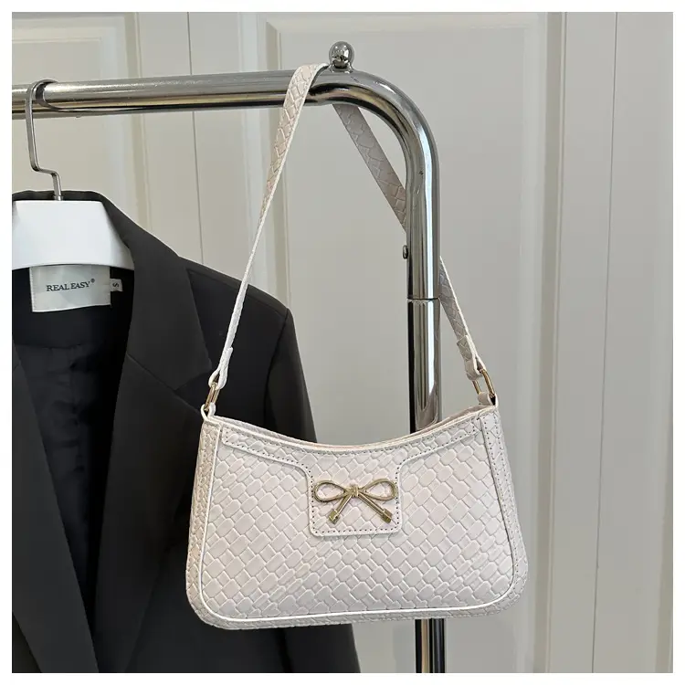 Women's Brown Bowknot Single Shoulder Bag 2025 — feature 26