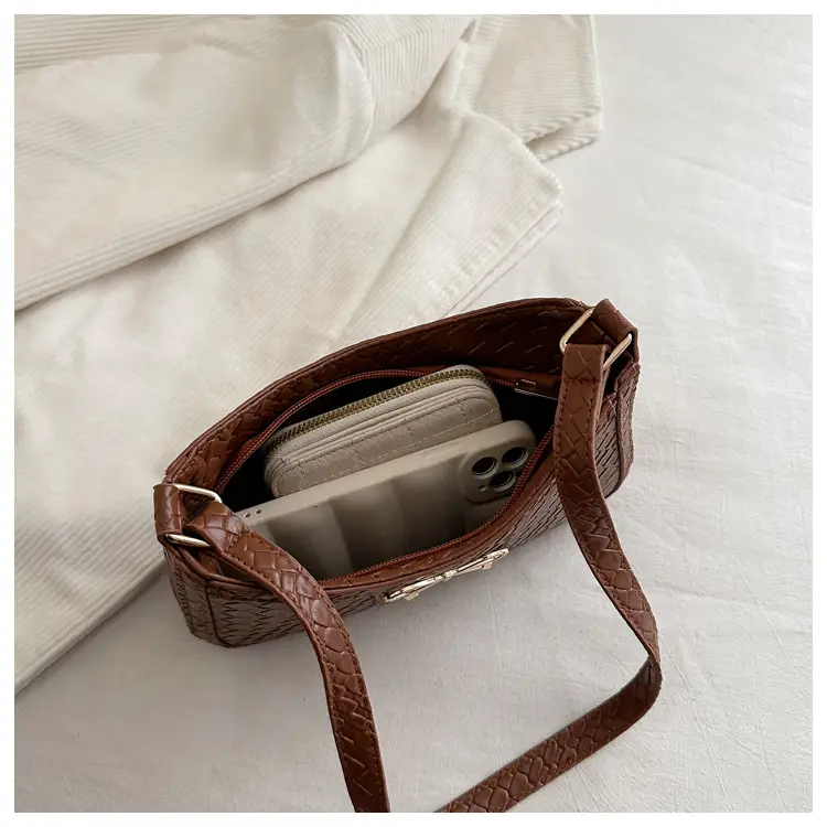 Women's Brown Bowknot Single Shoulder Bag 2025 — feature 9