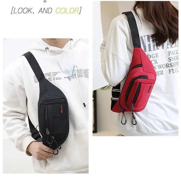 New Crossbody Chest Bag Korean Style Mobile Phone Waist Bag - Image 7