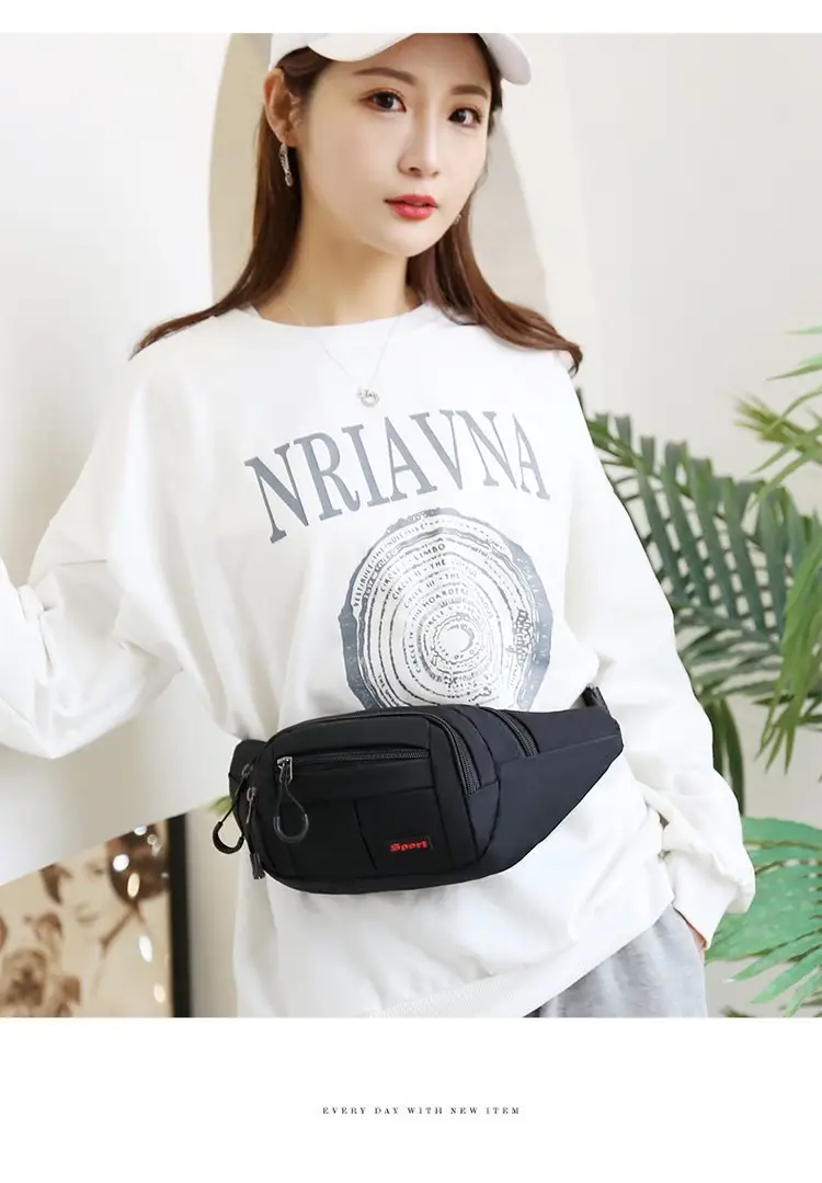 New Crossbody Chest Bag Korean Style Mobile Phone Waist Bag — feature 13