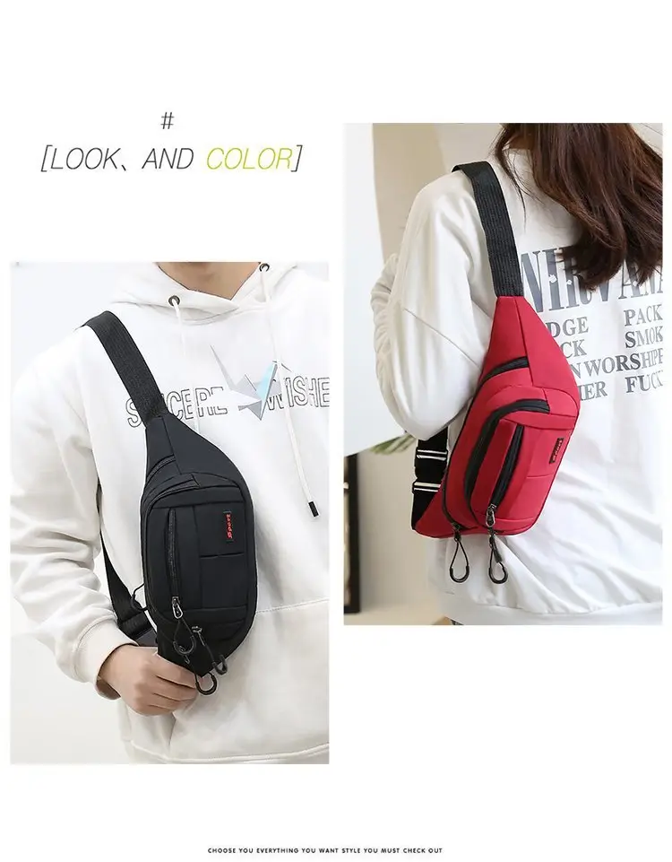 New Crossbody Chest Bag Korean Style Mobile Phone Waist Bag — feature 16
